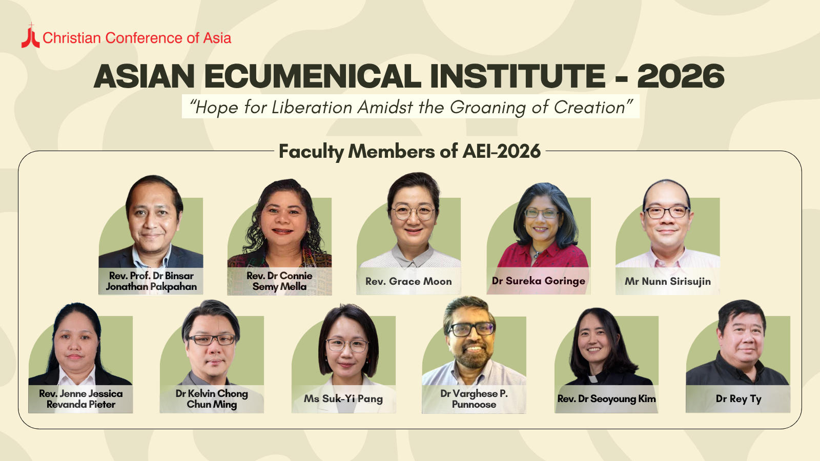 Month-long Asian Ecumenical Institute 2026 set to begin